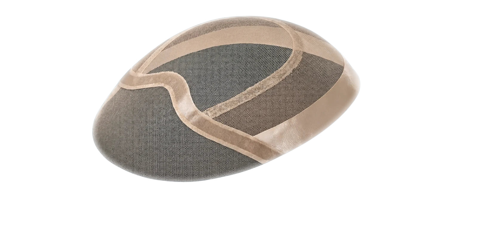 Full cap base showing the PU-coated perimeter